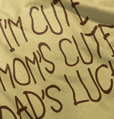 Dad's Lucky Infant Toddler T Shirt-Direct To Garment Print-Brisco Baby
