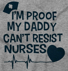 Can't Resist Nurses Toddler Football Jersey Tee-Direct To Garment Print-Brisco Baby