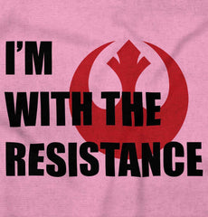 With The Resistance Romper Bodysuit-Direct To Garment Print-Brisco Baby