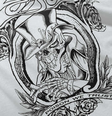 In Poison We Trust Infant Baby Bib-Direct To Garment Print-Brisco Baby