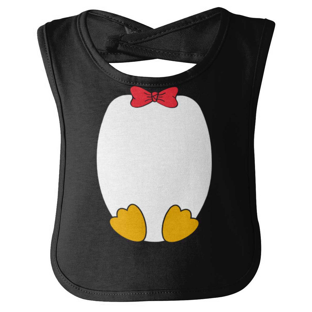 Baby Penguin Tuxedo Infant Baby Bib-Direct To Garment Print-Brisco Baby
