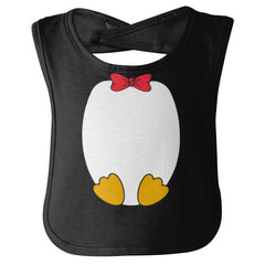 Baby Penguin Tuxedo Infant Baby Bib-Direct To Garment Print-Brisco Baby