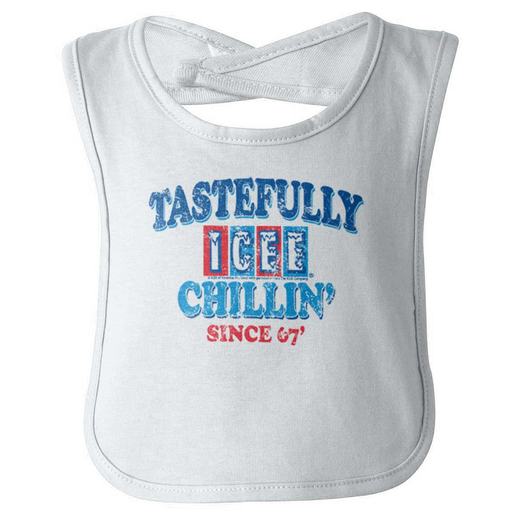 Chillin Since '67 Infant Baby Bib-Direct To Garment Print-Brisco Baby