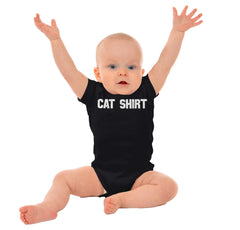 Cat Shirt Romper Bodysuit-Direct To Garment Print-Brisco Baby
