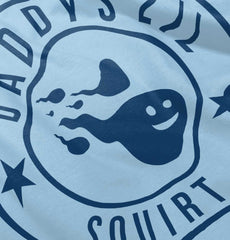 Daddy's Lil Squirt Infant Baby Bib-Direct To Garment Print-Brisco Baby