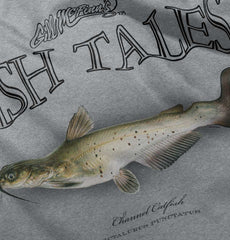 Channel Catfish Infant Toddler T Shirt-Direct To Garment Print-Brisco Baby