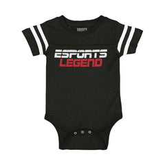 Sports Legend Professional Gamer Football Romper Bodysuit-Direct To Garment Print-Brisco Baby