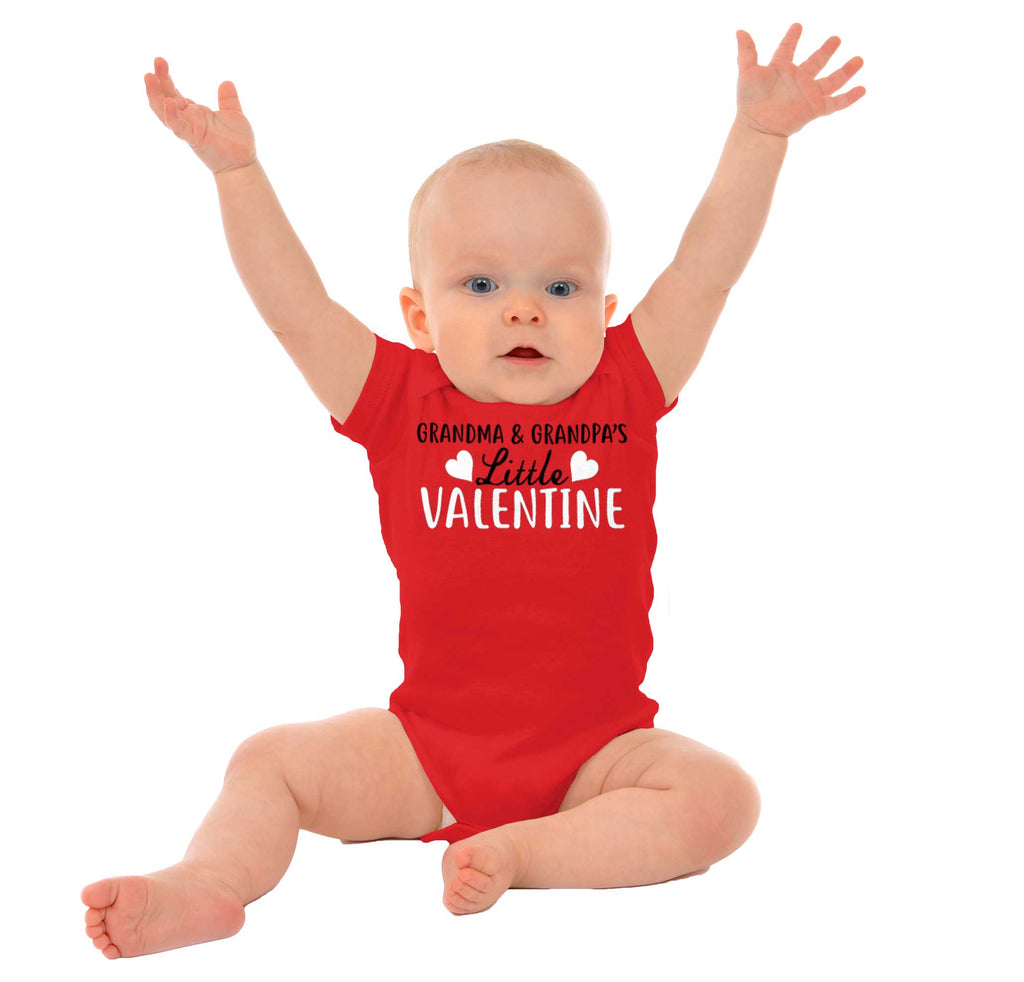 Grandparents Valentine Romper Bodysuit-Direct To Garment Print-Brisco Baby