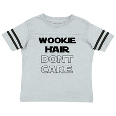 Wookie Hair Don't Ca Toddler Football Jersey Tee-Direct To Garment Print-Brisco Baby