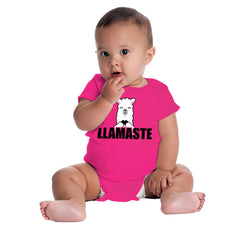 Llamaste Yoga Romper Bodysuit-Direct To Garment Print-Brisco Baby