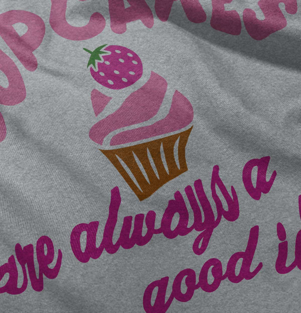 Cupcakes Infant Toddler T Shirt-Direct To Garment Print-Brisco Baby