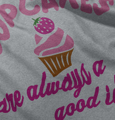 Cupcakes Infant Toddler T Shirt-Direct To Garment Print-Brisco Baby