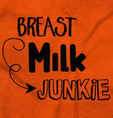 Milk Junkie Infant Toddler T Shirt-Direct To Garment Print-Brisco Baby