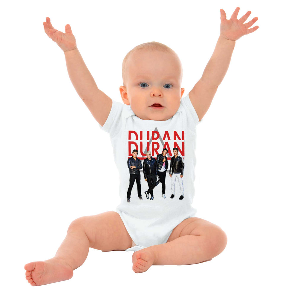 Duran Duran Photo Romper Bodysuit-Direct To Garment Print-Brisco Baby
