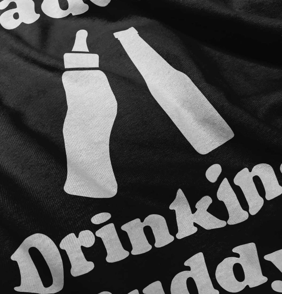 Drinking Buddy Football Romper Bodysuit-Direct To Garment Print-Brisco Baby