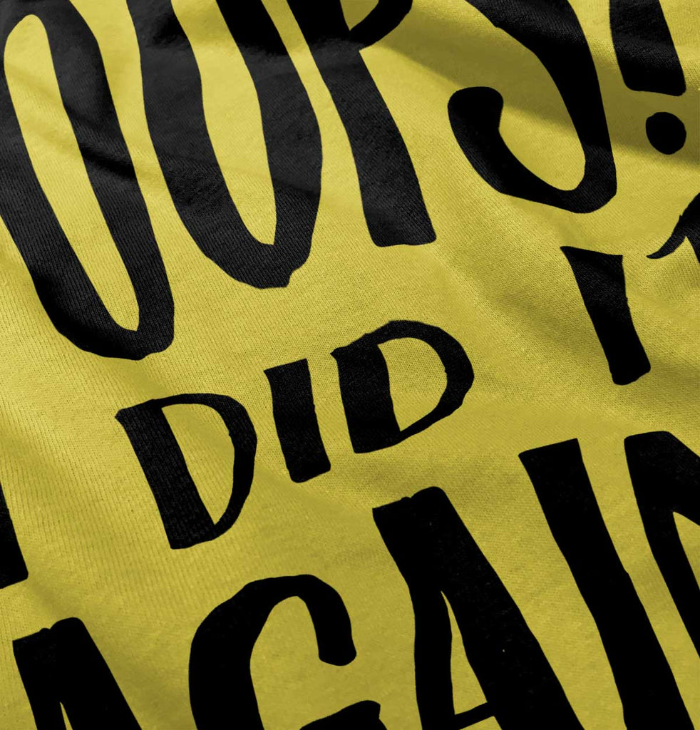 Poops I Did It Again Romper Bodysuit-Direct To Garment Print-Brisco Baby