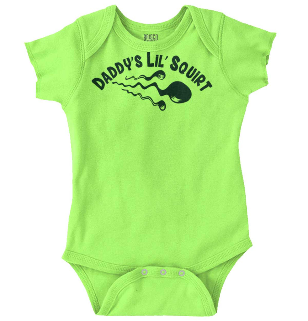 Lil Squirt Romper Bodysuit-Direct To Garment Print-Brisco Baby