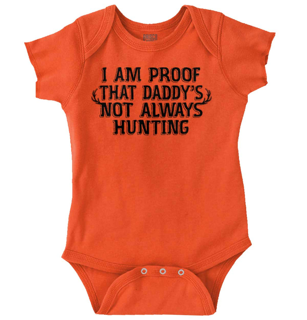 Not Always Hunting Romper Bodysuit-Direct To Garment Print-Brisco Baby