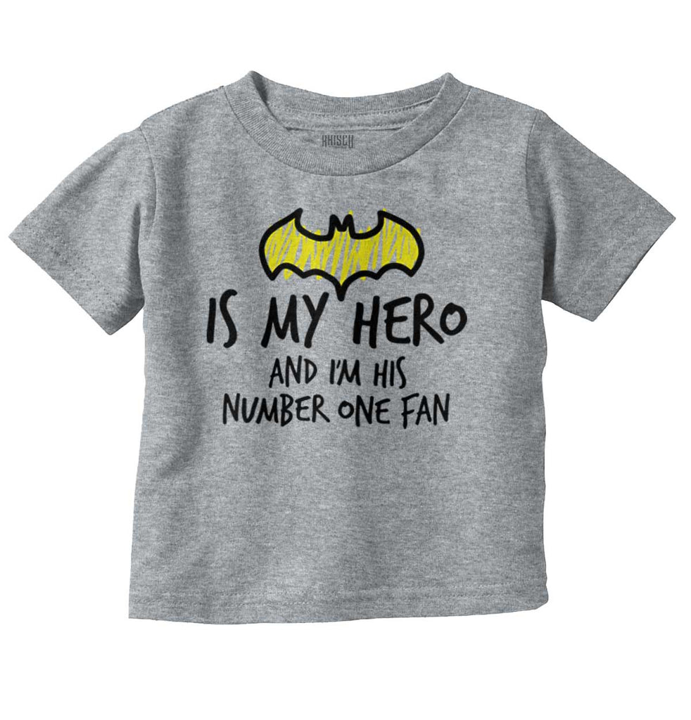 Bat Hero Infant Toddler T Shirt-Direct To Garment Print-Brisco Baby