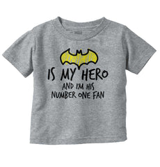Bat Hero Infant Toddler T Shirt-Direct To Garment Print-Brisco Baby