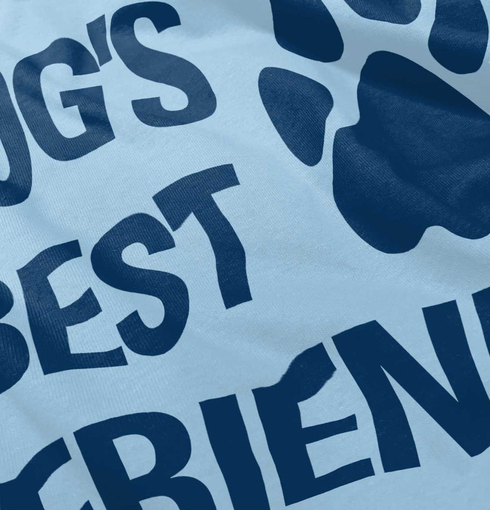 Dog's Best Friend Infant Baby Bib-Direct To Garment Print-Brisco Baby