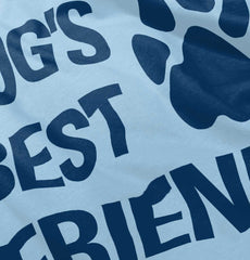 Dog's Best Friend Infant Baby Bib-Direct To Garment Print-Brisco Baby