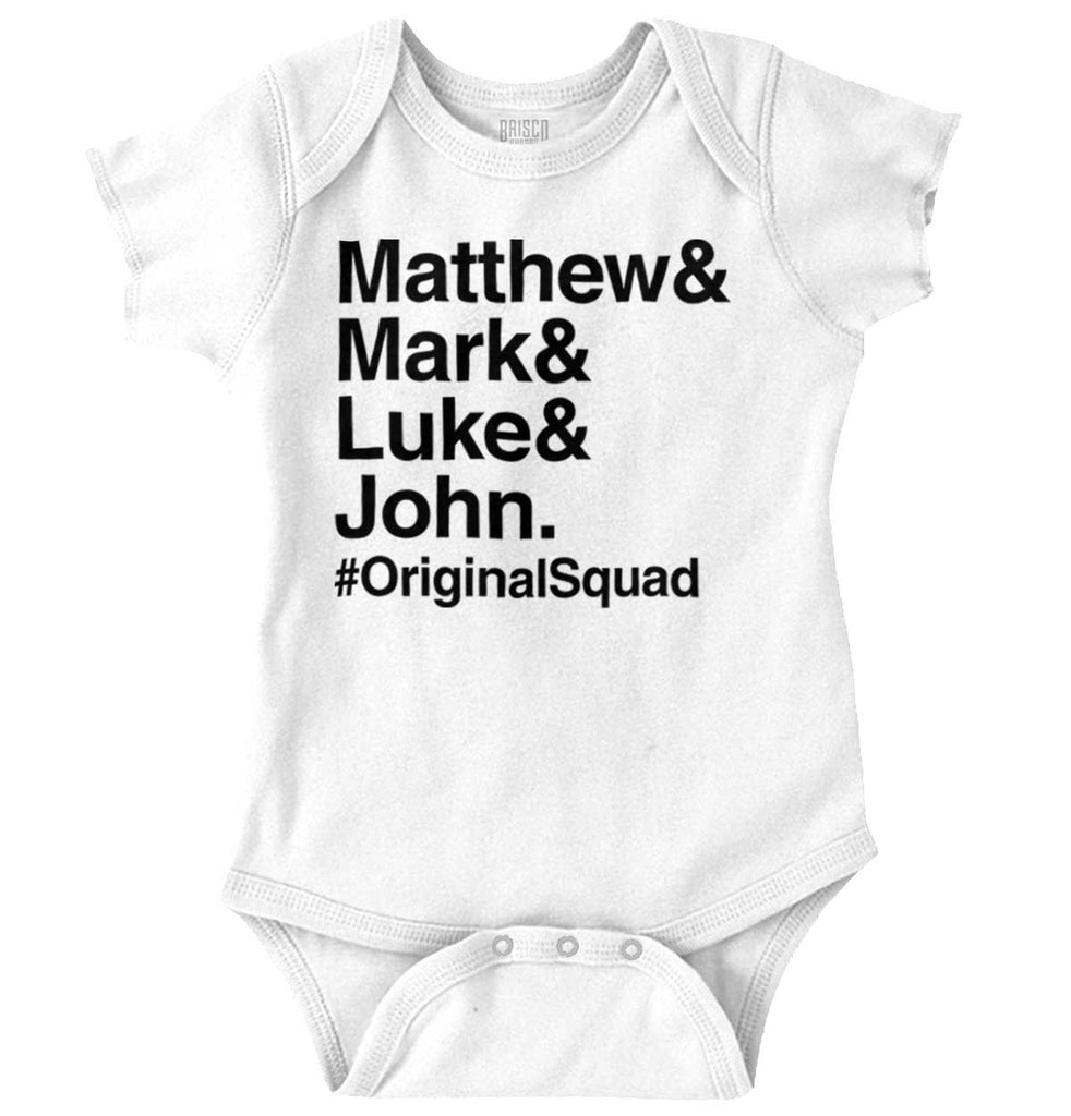 Original Saint Squad Romper Bodysuit-Direct To Garment Print-Brisco Baby