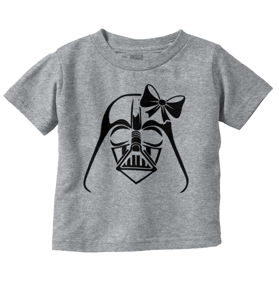 Pink Darth Vader Infant Toddler T Shirt-Direct To Garment Print-Brisco Baby
