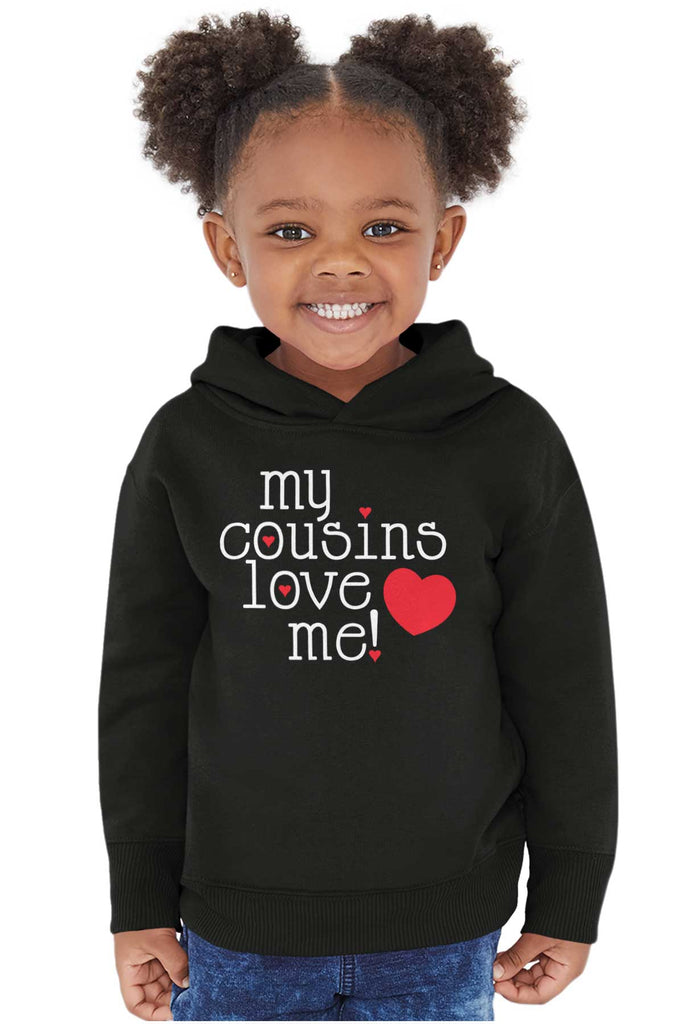 Cousins Love Me Toddler Pullover Hoodie-Direct To Garment Print-Brisco Baby