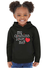 Cousins Love Me Toddler Pullover Hoodie-Direct To Garment Print-Brisco Baby