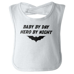 Hero By Night Infant Baby Bib-Direct To Garment Print-Brisco Baby
