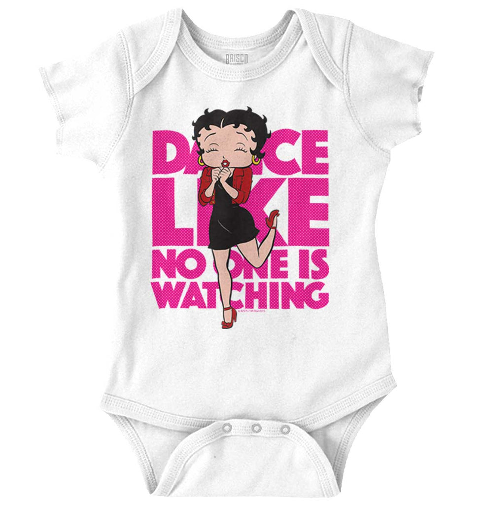 Dancing Betty Romper Bodysuit-Direct To Garment Print-Brisco Baby
