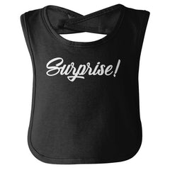 Surprise! Infant Baby Bib-Direct To Garment Print-Brisco Baby