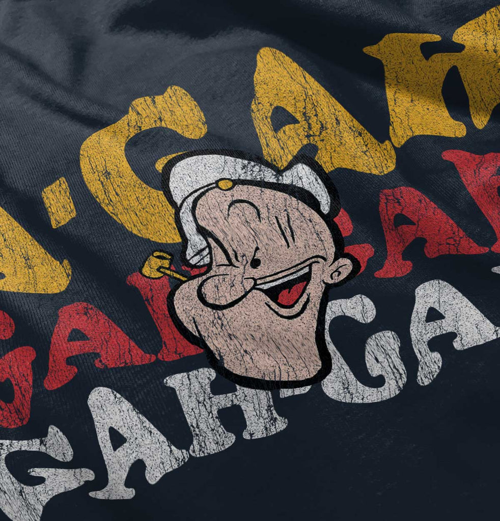 A Gah Popeye Infant Toddler T Shirt-Direct To Garment Print-Brisco Baby