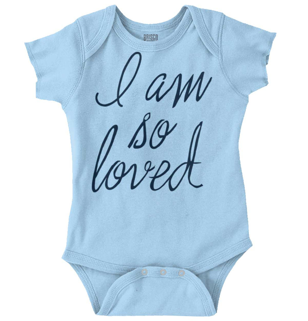 So Loved Romper Bodysuit-Direct To Garment Print-Brisco Baby