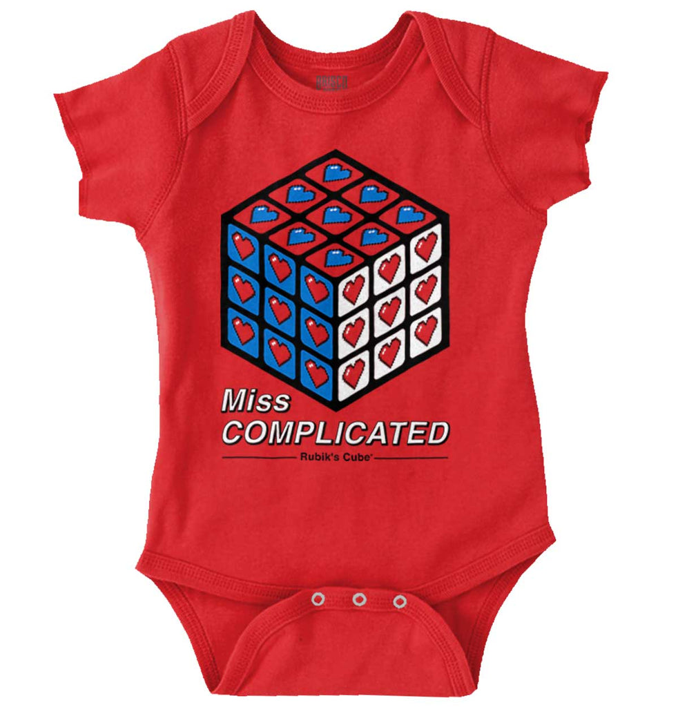 Miss Complicated Romper Bodysuit-Direct To Garment Print-Brisco Baby