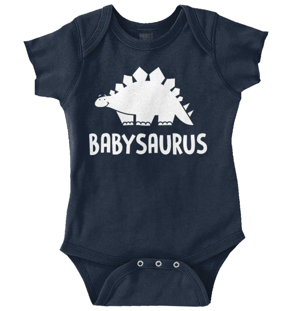 Babysaurus Romper Bodysuit-Direct To Garment Print-Brisco Baby
