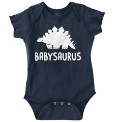 Babysaurus Romper Bodysuit-Direct To Garment Print-Brisco Baby