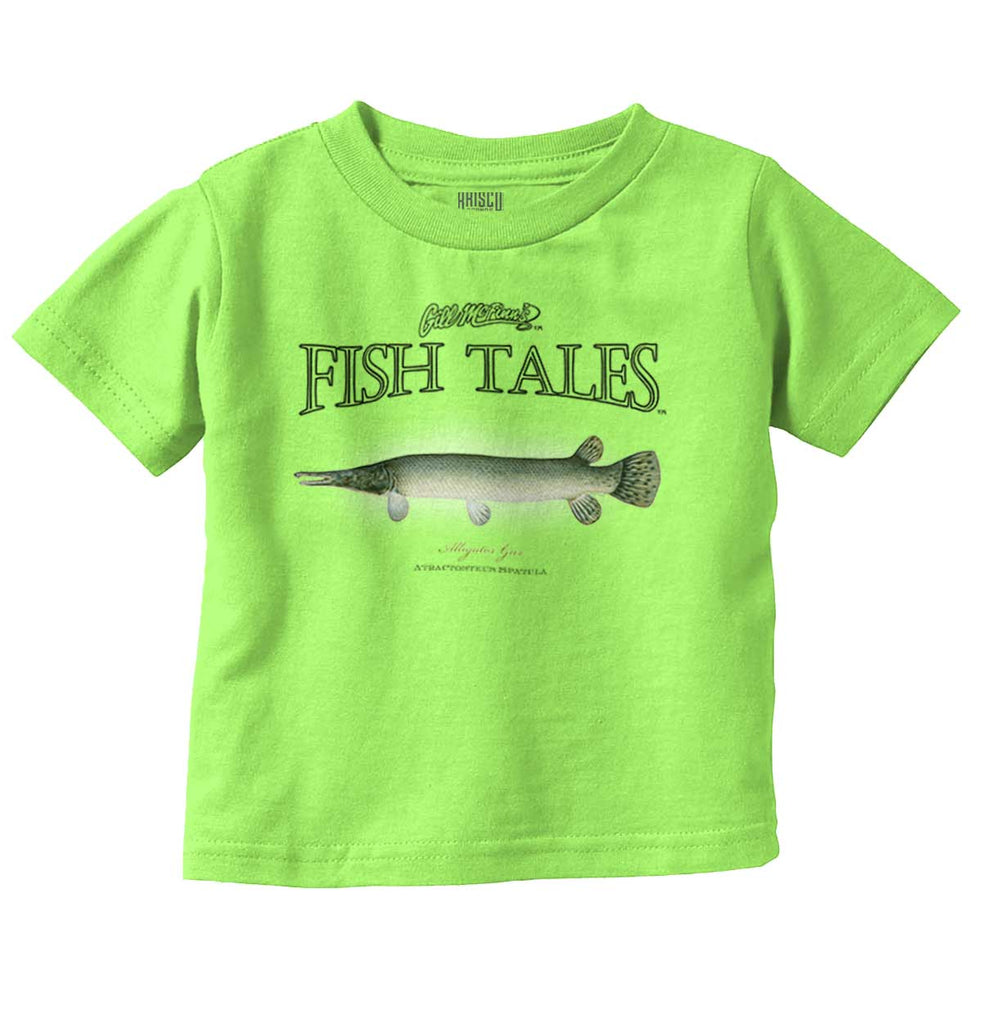 Alligator Gar Infant Toddler T Shirt-Direct To Garment Print-Brisco Baby