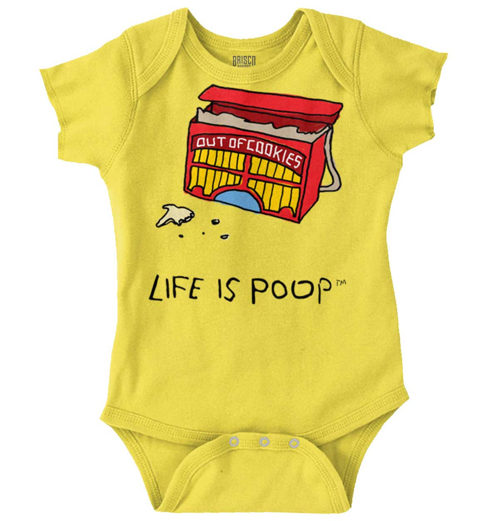Out of Cookies Romper Bodysuit-Direct To Garment Print-Brisco Baby