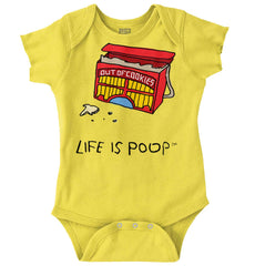 Out of Cookies Romper Bodysuit-Direct To Garment Print-Brisco Baby