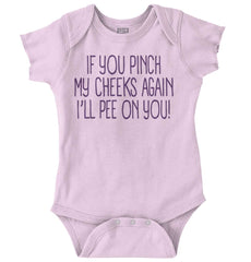 I'll Pee on You Romper Bodysuit-Direct To Garment Print-Brisco Baby