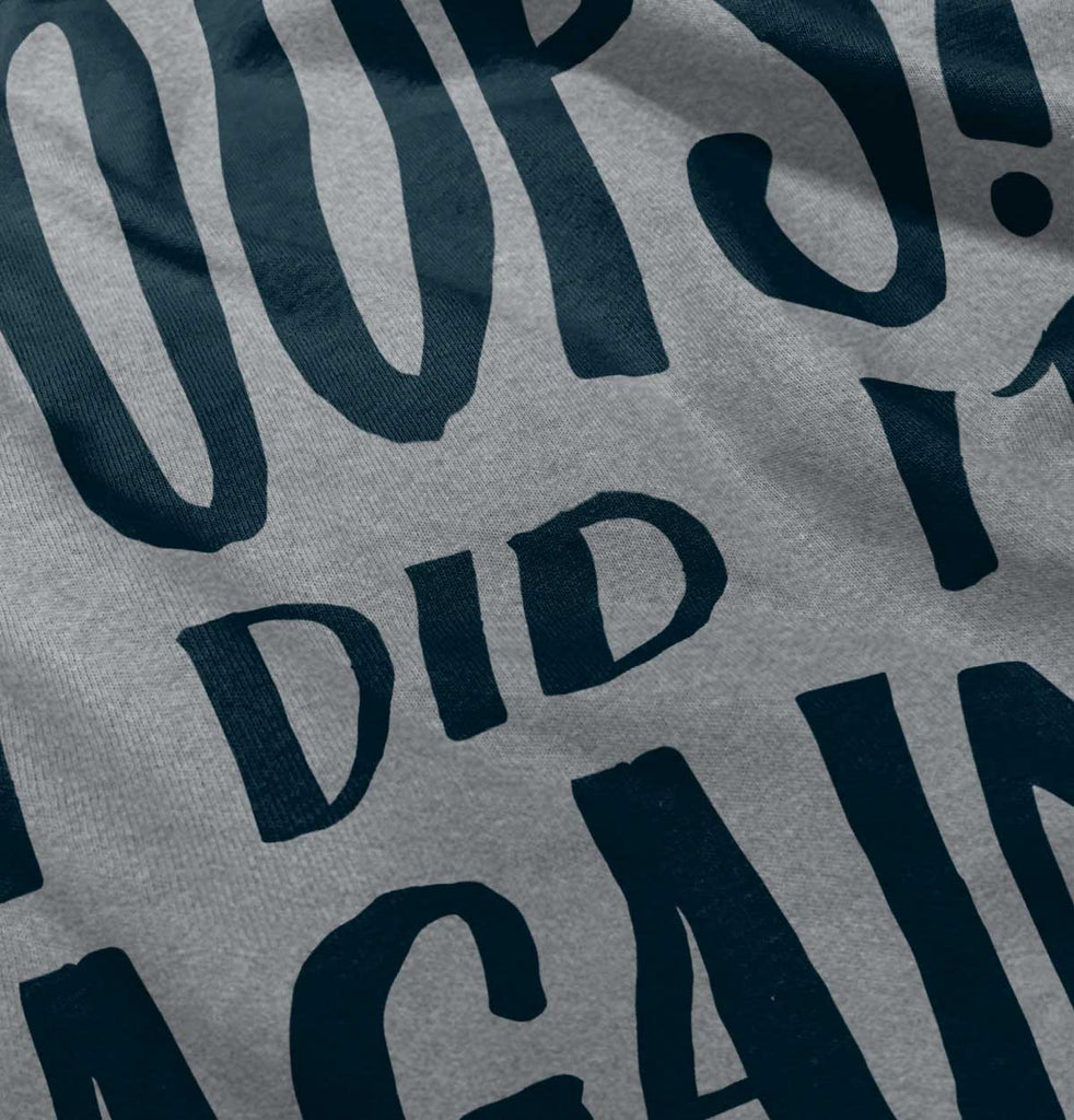 Poops I Did It Again Raglan Romper Bodysuit-Direct To Garment Print-Brisco Baby