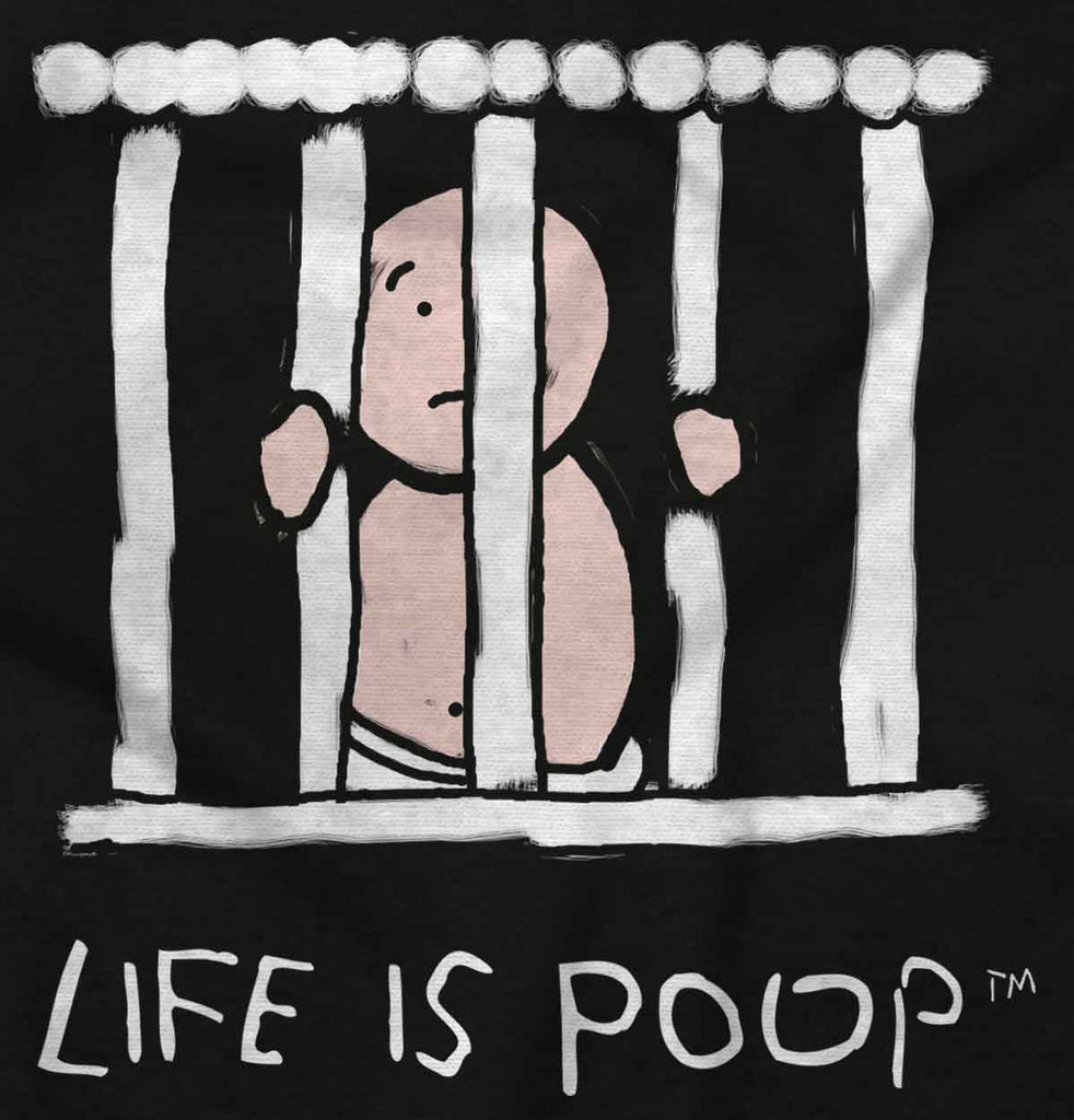 Jail Crib Infant Toddler T Shirt-Direct To Garment Print-Brisco Baby