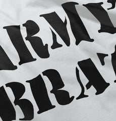 Army Brat Romper Bodysuit-Direct To Garment Print-Brisco Baby