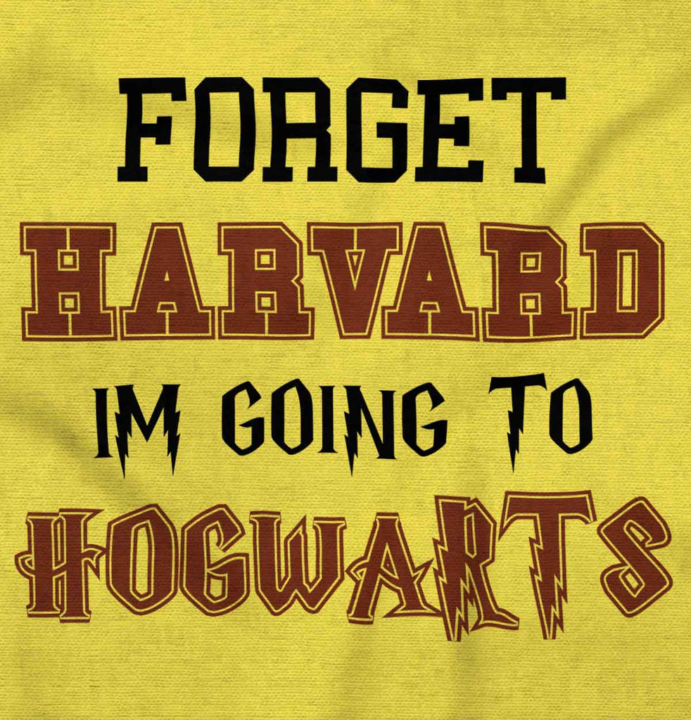 Forget Harvard Hogwarts Romper Bodysuit-Direct To Garment Print-Brisco Baby