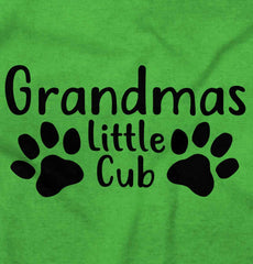 Granmda's Little Cub Romper Bodysuit-Direct To Garment Print-Brisco Baby