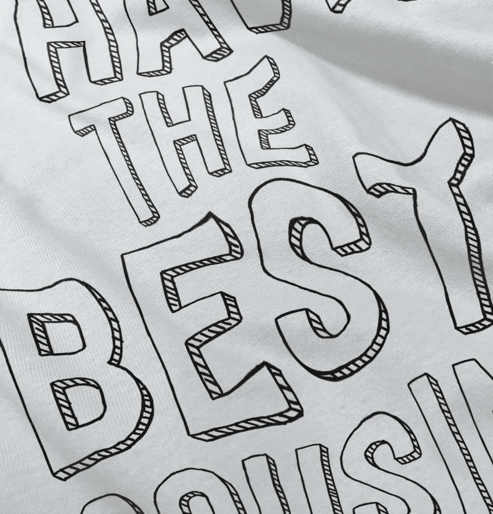 Best Cousin Infant Baby Bib-Direct To Garment Print-Brisco Baby