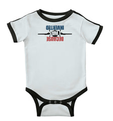 I'm Inverted Ringer Romper Bodysuit-Direct To Garment Print-Brisco Baby