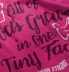 Gods Grace Tiny Face Solid Baby Pajama Top-Direct To Garment Print-Brisco Baby